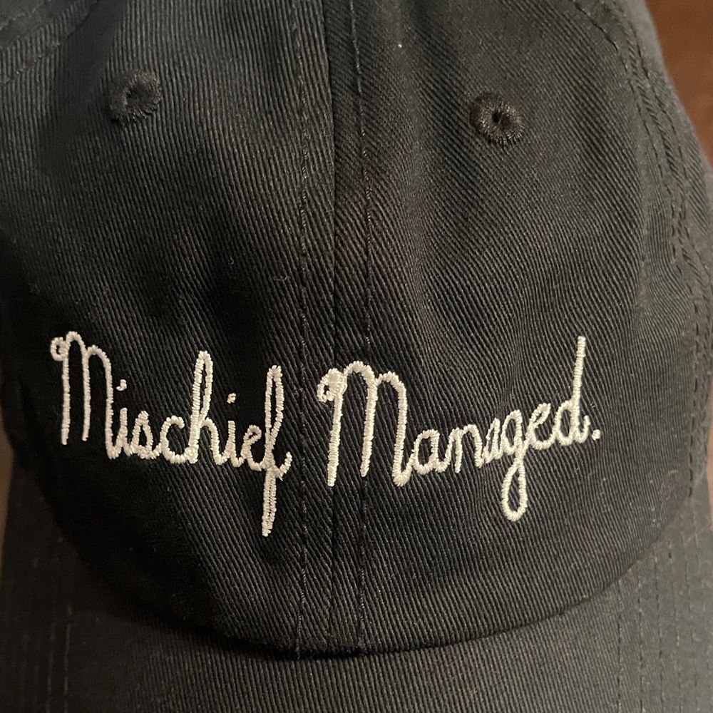Harry Potter Mischief Managed Cap
